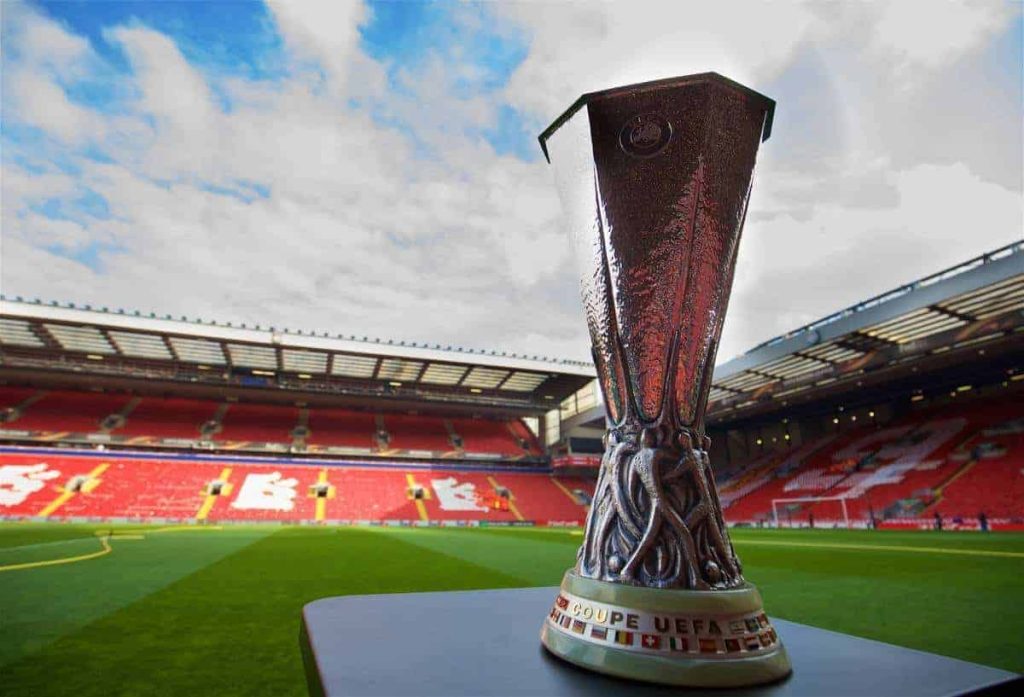 europa league trophy liverpool